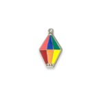 Pingente Balão Junino 34mm Níquel - Und