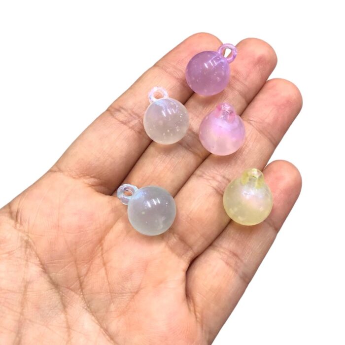 Pingente Infantil Bola 20mm Acrílico Irizado - 20 Gramas - Imagem 2