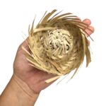 Mini Chapéu De Palha 8cm Natural - Und - Imagem 2