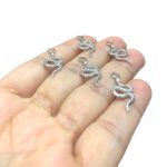 Pingente Cobra 24mm Níquel – Und - Imagem 3