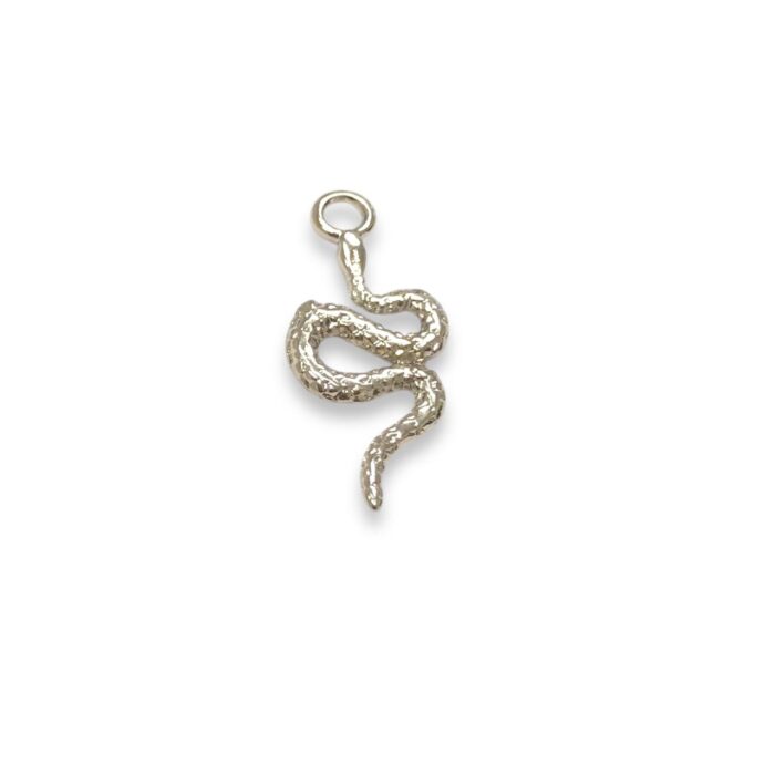 Pingente Cobra 24mm Níquel – Und - Imagem 1