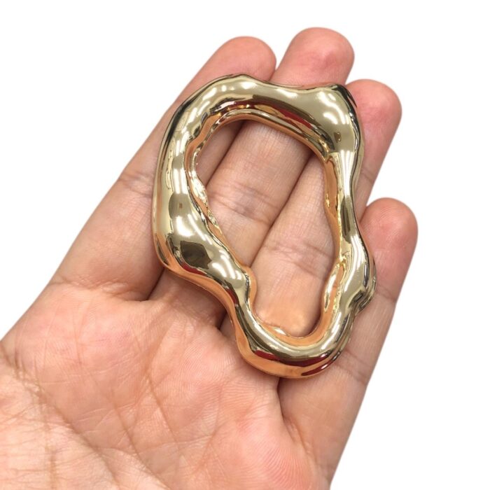 Entremeio Disforme 65mm Dourado - Und - Imagem 2