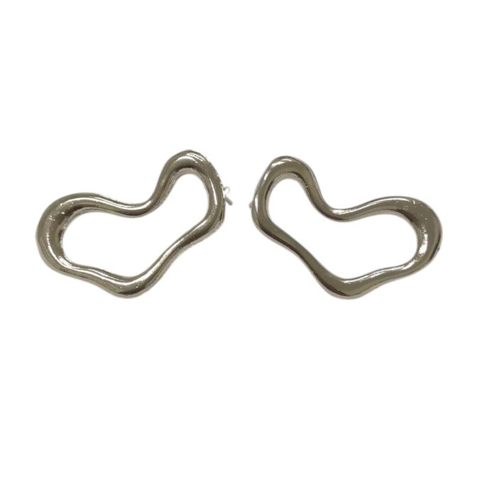Base Brinco Disforme 30mm Níquel - Par - Imagem 3