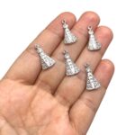 Pingente Nossa Senhora Aprecida 20mm Níquel – Und - Imagem 2