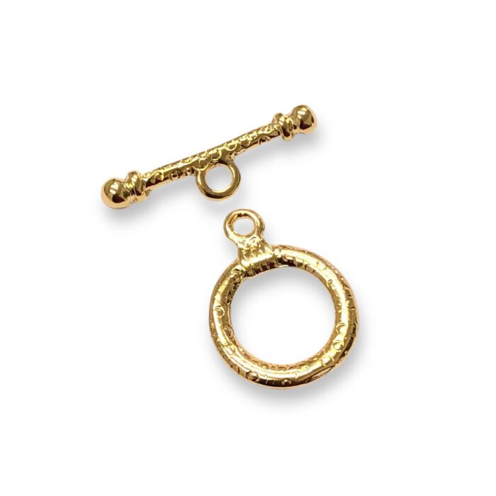 Fecho Pau Trabalhado 26mm Dourado - Und - Imagem 1