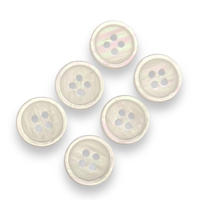 Botão Poliéster 13mm C/4 Furos - 10 Unds - Imagem 1