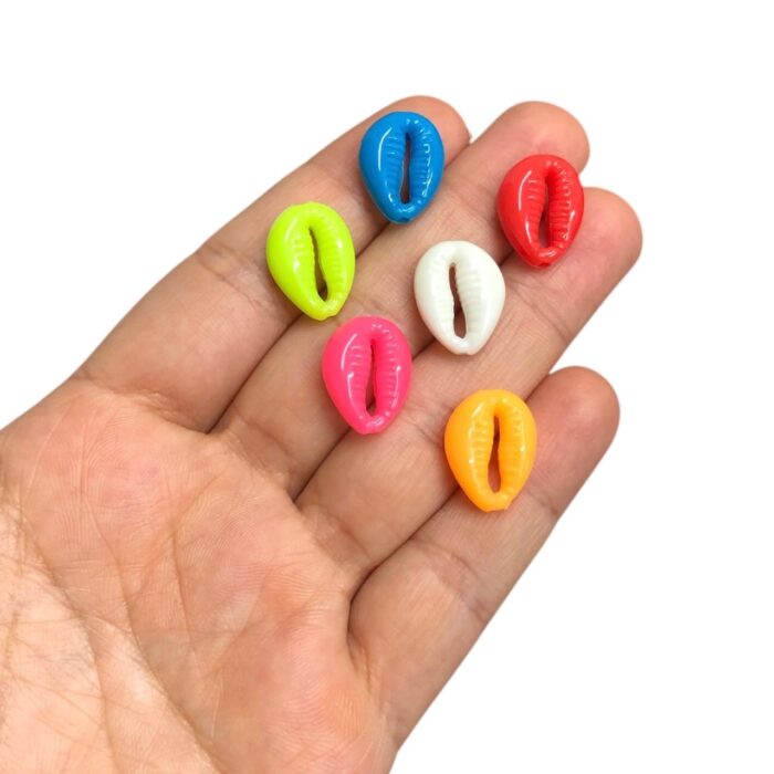 Entremeio Infantil Búzio 18mm Acrílico - 20 Gramas - Imagem 2
