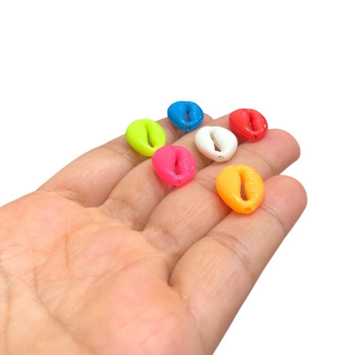 Entremeio Infantil Búzio 18mm Acrílico - 20 Gramas - Imagem 3