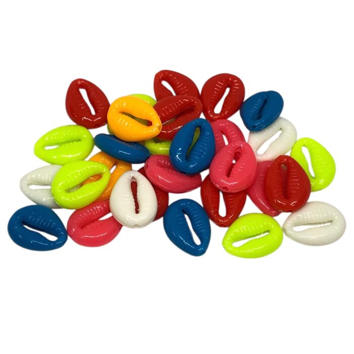 Entremeio Infantil Búzio 18mm Acrílico - 20 Gramas - Imagem 1