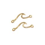 Entremeio Onda 37mm Dourado - Und