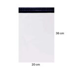 Saco P/ Encomenda 20x36cm Plástico - C/10 Unds