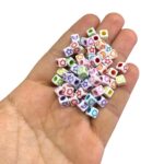 Conta Infantil Dado Mix 6mm Acrílico - 20 Gramas - Imagem 2