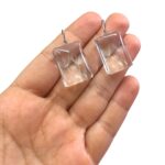 Pingente Pedra Retangular 34mm Dente de Leão - Und - Imagem 2