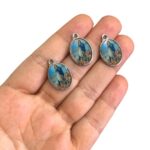 Pingente Oval Imaculada Conceição 15x23mm Níquel - Und - Imagem 2