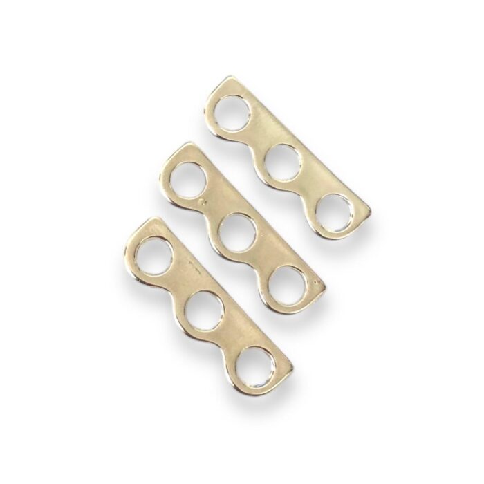 Entremeio Retangular 30mm C/ 3 Saídas Níquel  – Und - Imagem 1