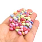 Conta Infantil Coração 7mm Acrílico - 20 Gramas - Imagem 3