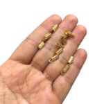 Fecho Tubo 6.5mm Dourado Exclusivo - Und - Imagem 2