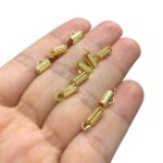 Fecho Tubo 6.5mm Dourado Exclusivo - Und - Imagem 3