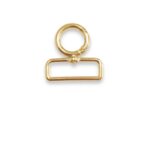 Fecho Mosquetão 45mm Dourado - Und