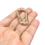 Fecho Mosquetão 50mm Dourado – Und - Imagem 3