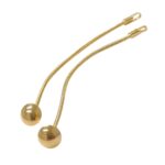 Pingente Extensor P/ Brinco 5cm Dourado - 1 Par