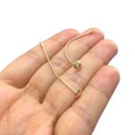 Pingente Extensor P/ Brinco 5cm Dourado - 1 Par - Imagem 3