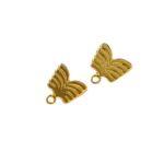 Base Brinco Trabalhado 12mm Dourado - 1 Par - Imagem 4