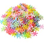 Conta Infantil Flor 14mm Acrílico - 20 Gramas