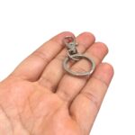 Argola C/ Fecho Mosquetão 3,2x2,5cm Níquel - 1 Und - Imagem 3