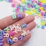 Conta Infantil Entremeio Letras 12mm Acrílico - 20 Gramas - Imagem 2