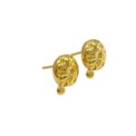 Base Brinco Redondo 10mm Dourado Exclusivo - 1 Par