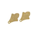 Base Brinco Trabalhado 17mm Dourado Exclusivo - 1 Par - Imagem 4