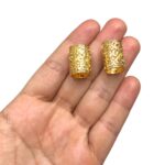 Entremeio Tubo Trabalhado 19mm Dourado - 1 Und - Imagem 2