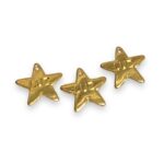 Pingente Estrela Luz 13mm Dourado Exclusivo - 1 Und