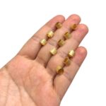 Entremeio Tubo Redondo 5mm Dourado Exclusivo - 1 Und - Imagem 2