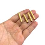 Entremeio Tubo 5x30mm Dourado Exclusivo - 1 Und - Imagem 2