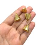 Terminal Colagem Liso 20mm Dourado Exclusivo - 1 Und - Imagem 2