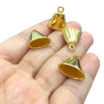 Terminal Colagem Liso 20mm Dourado Exclusivo - 1 Und - Imagem 3