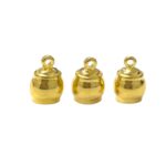 Terminal Colagem Lisa 11mm Dourado – 1 Und