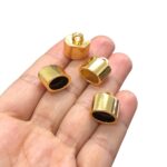 Terminal Colagem Lisa 16mm Dourado - 1 Und - Imagem 2