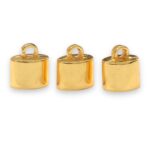 Terminal Colagem Lisa 16mm Dourado - 1 Und