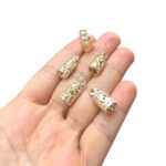 Terminal Colagem Trabalhado 20mm Dourado Exclusivo - 1 Und - Imagem 2