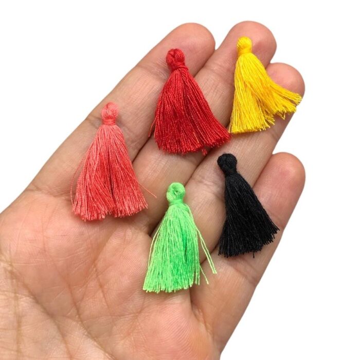 Franja de Linha 3cm Tassel – 10 Unds - Imagem 2