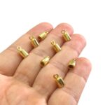 Terminal Colagem 10mm Dourado Exclusivo - Und - Imagem 3