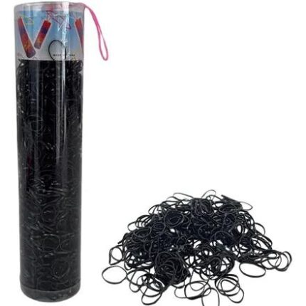 Elástico De Silicone Liguinha Preto – 2000 Unds