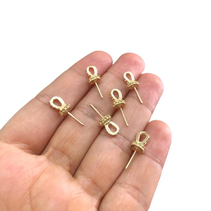Terminal Chupeta 20mm Dourado Exclusivo – 1 Und - Imagem 3