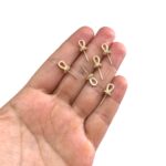 Terminal Chupeta 20mm Dourado Exclusivo – 1 Und - Imagem 2