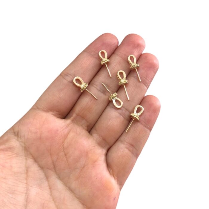 Terminal Chupeta 20mm Dourado Exclusivo – 1 Und - Imagem 2
