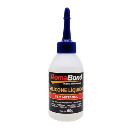 Cola Silicone Líquido Sem Metanol RomaBond 50g - 1 Und