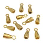 Terminal Colagem 13mm Dourado - 1 Und